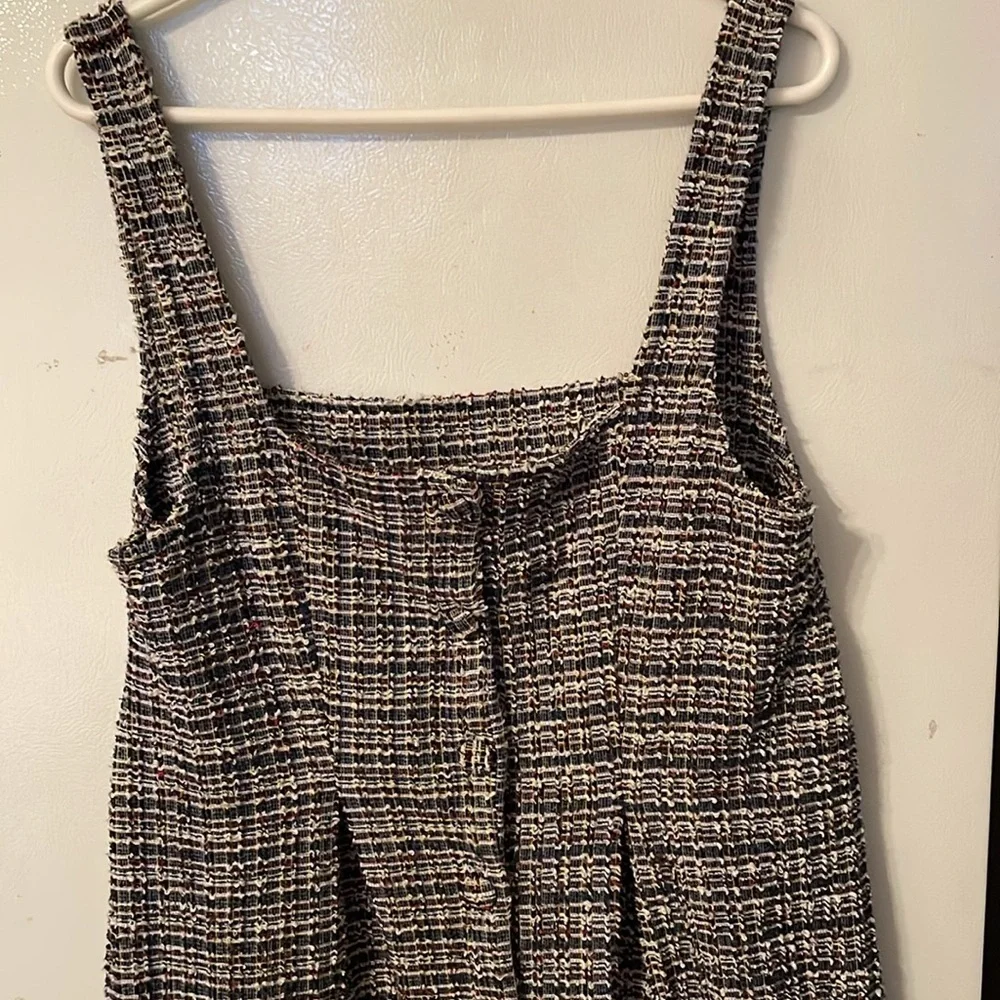 Free People‎ Multicolor Tweed Altered Dress See Measurements